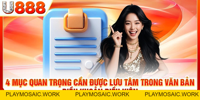 Điều Khoản Điều Kiện - Các Quy Định Quan Trọng Từ U888