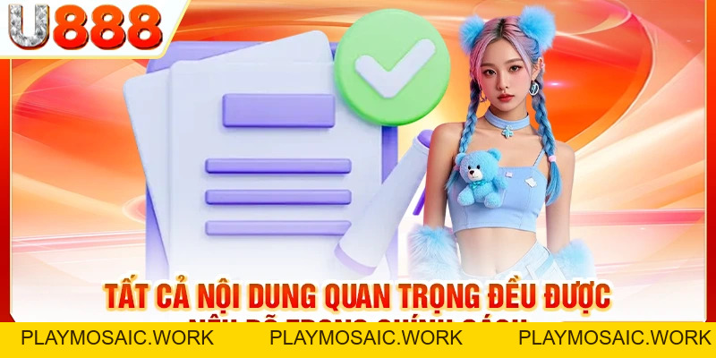 Quyền Riêng Tư U888 - Chính Sách Bảo Vệ Thông Tin Người Dùng